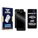 Anti-Spy Privacy Tempered Glass Screen Protector Compatible with Realme 13 5G [Pack of 2] | Edge-to-Edge, 9H hardness, Case Friendly, Easy Installation Kit
