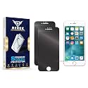 Anti-Spy Privacy Tempered Glass Screen Protector for iPhone 7 [Pack of 2] | HD Clarity, Edge-to-Edge Coverage, Scratch Resistant, Case Friendly with Easy Installation Kit.