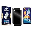 Anti-Spy Privacy Tempered Glass Screen Protector Compatible with Samsung Galaxy M11 [Pack of 2] | Edge-to-Edge, 9H hardness, Case Friendly, Easy Installation Kit