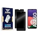 Anti-Spy Privacy Tempered Glass Screen Protector Compatible with Samsung Galaxy A22 5G [Pack of 2] | Edge-to-Edge, 9H hardness, Case Friendly, Easy Installation Kit
