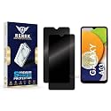 Anti-Spy Privacy Tempered Glass Screen Protector Compatible with Samsung Galaxy A03 [Pack of 2] | Edge-to-Edge, 9H hardness, Case Friendly, Easy Installation Kit