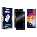 Anti-Spy Privacy Tempered Glass Screen Protector Compatible with Samsung Galaxy A50 [Pack of 2] | Edge-to-Edge, 9H hardness, Case Friendly, Easy Installation Kit