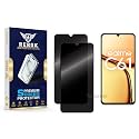 Anti-Spy Privacy Tempered Glass Screen Protector Compatible with Realme C61 [Pack of 2] | Edge-to-Edge, 9H hardness, Case Friendly, Easy Installation Kit
