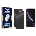 Anti-Spy Privacy Tempered Glass Screen Protector for iPhone XR [Pack of 2] | HD Clarity, Edge-to-Edge Coverage, Scratch Resistant, Case Friendly with Easy Installation Kit.