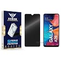Anti-Spy Privacy Tempered Glass Screen Protector Compatible with Samsung Galaxy A20 [Pack of 1] | Edge-to-Edge, 9H hardness, Case Friendly, Easy Installation Kit