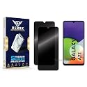 Anti-Spy Privacy Tempered Glass Screen Protector Compatible with Samsung Galaxy A22 4G [Pack of 2] | Edge-to-Edge, 9H hardness, Case Friendly, Easy Installation Kit