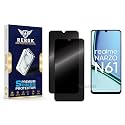 Anti-Spy Privacy Tempered Glass Screen Protector Compatible with Realme Narzo N61 [Pack of 2] | Edge-to-Edge, 9H hardness, Case Friendly, Easy Installation Kit
