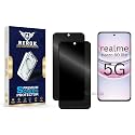 Anti-Spy Privacy Tempered Glass Screen Protector Compatible with Realme Narzo 80 Lite 5G [Pack of 2] | Edge-to-Edge, 9H hardness, Case Friendly, Easy Installation Kit