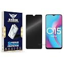 Anti-Spy Privacy Tempered Glass Screen Protector Compatible with Realme C15 [Pack of 1] | Edge-to-Edge, 9H hardness, Case Friendly, Easy Installation Kit