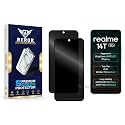 Anti-Spy Privacy Tempered Glass Screen Protector Compatible with Realme 14T 5G [Pack of 2] | Edge-to-Edge, 9H hardness, Case Friendly, Easy Installation Kit