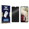 Anti-Spy Privacy Tempered Glass Screen Protector Compatible with Samsung Galaxy A12 [Pack of 1] | Edge-to-Edge, 9H hardness, Case Friendly, Easy Installation Kit