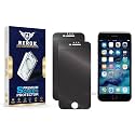 Anti-Spy Privacy Tempered Glass Screen Protector for iPhone 7 Plus [Pack of 2] | HD Clarity, Edge-to-Edge Coverage, Scratch Resistant, Case Friendly with Easy Installation Kit.