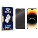 Anti-Spy Privacy Tempered Glass Screen Protector for iPhone 14 Pro Max [Pack of 1] | HD Clarity, Edge-to-Edge Coverage, Scratch Resistant, Case Friendly with Easy Installation Kit.