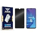Anti-Spy Privacy Tempered Glass Screen Protector Compatible with Realme 5 [Pack of 1] | Edge-to-Edge, 9H hardness, Case Friendly, Easy Installation Kit