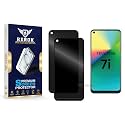 Anti-Spy Privacy Tempered Glass Screen Protector Compatible with Realme 7i [Pack of 2] | Edge-to-Edge, 9H hardness, Case Friendly, Easy Installation Kit