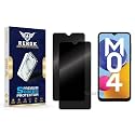 Anti-Spy Privacy Tempered Glass Screen Protector Compatible with Samsung Galaxy M04 [Pack of 2] | Edge-to-Edge, 9H hardness, Case Friendly, Easy Installation Kit