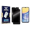 Anti-Spy Privacy Tempered Glass Screen Protector Compatible with Samsung Galaxy A15 [Pack of 2] | Edge-to-Edge, 9H hardness, Case Friendly, Easy Installation Kit