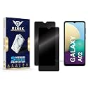 Anti-Spy Privacy Tempered Glass Screen Protector Compatible with Samsung Galaxy A02 [Pack of 2] | Edge-to-Edge, 9H hardness, Case Friendly, Easy Installation Kit