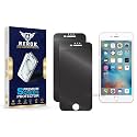 Anti-Spy Privacy Tempered Glass Screen Protector for iPhone 6 Plus [Pack of 2] | HD Clarity, Edge-to-Edge Coverage, Scratch Resistant, Case Friendly with Easy Installation Kit.