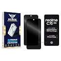 Anti-Spy Privacy Tempered Glass Screen Protector Compatible with Realme C75 5G [Pack of 2] | Edge-to-Edge, 9H hardness, Case Friendly, Easy Installation Kit