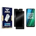 Anti-Spy Privacy Tempered Glass Screen Protector Compatible with Realme Narzo 50A [Pack of 2] | Edge-to-Edge, 9H hardness, Case Friendly, Easy Installation Kit