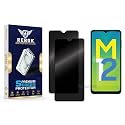 Anti-Spy Privacy Tempered Glass Screen Protector Compatible with Samsung Galaxy M12 [Pack of 2] | Edge-to-Edge, 9H hardness, Case Friendly, Easy Installation Kit