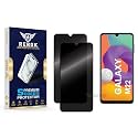 Anti-Spy Privacy Tempered Glass Screen Protector Compatible with Samsung Galaxy M22 [Pack of 2] | Edge-to-Edge, 9H hardness, Case Friendly, Easy Installation Kit