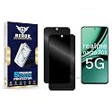 Anti-Spy Privacy Tempered Glass Screen Protector Compatible with Realme Narzo 70x 5G [Pack of 2] | Edge-to-Edge, 9H hardness, Case Friendly, Easy Installation Kit