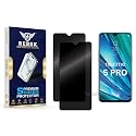 Anti-Spy Privacy Tempered Glass Screen Protector Compatible with Realme 5 Pro [Pack of 2] | Edge-to-Edge, 9H hardness, Case Friendly, Easy Installation Kit