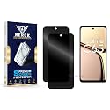 Anti-Spy Privacy Tempered Glass Screen Protector Compatible with Realme C65 [Pack of 2] | Edge-to-Edge, 9H hardness, Case Friendly, Easy Installation Kit