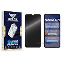 Anti-Spy Privacy Tempered Glass Screen Protector Compatible with Realme C71 [Pack of 1] | Edge-to-Edge, 9H hardness, Case Friendly, Easy Installation Kit