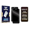 Anti-Spy Privacy Tempered Glass Screen Protector Compatible with Realme 15T [Pack of 2] | Edge-to-Edge, 9H hardness, Case Friendly, Easy Installation Kit
