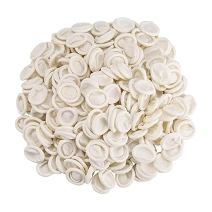 anti-static esd latex finger cots reusable rubber fingertips protective finger gloves pack of 50 pcs white