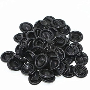 anti-static esd latex finger cots reusable rubber fingertips protective finger gloves black 1000 pcs