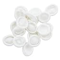 Anti-Static ESD Latex Finger Cots, Reusable Rubber Fingertips Protective Finger Gloves (White, 144 pcs)