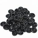 Anti-Static ESD Latex Finger Cots, Reusable Rubber Fingertips Protective Finger Gloves (Black, 1000 pcs)