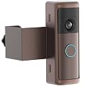 Anti-Theft Ring/Blink Doorbell Mount for 2026 Battery Doorbell/Plus/Pro (2nd Gen), No-Drill Camera Doorbell Kits, Non-Blocking Motion Sensor, Accessories for Apartment & Rental (Brown)