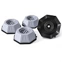 Anti Vibration Pads for Washing Machine (Set of 4) | Anti Slip Rubber Feet Pads | Noise & Shock Absorber | 500 kg Load Capacity | Floor Protector for Washer, Dryer, Refrigerator & Furniture
