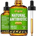 Antibiotics for Dogs | Antibiotics for Cats | Herbal Supplement for Digestion, Breathing, Urination | for Infections, Cough, Allergies | Beef Flavor & Cranberry | for All Pet Breeds | 2 Oz
