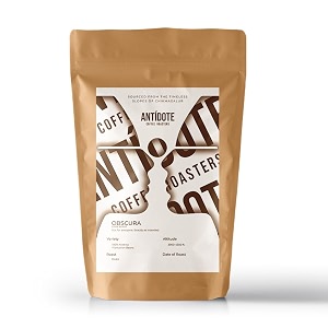 antidote coffee roasters obscura  dark roast beans freshly roasted small batch from chikmagalur 250g  material extra coarse