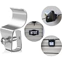 Antimbee Vinyl Siding Clips - 10 Pack Hangers, Upgrade No-Hole Outdoor Camera Mount for Blink, Arlo, Ring - No Damage, No Drilling, Weatherproof 304 Stainless Steel Home Siding Hooks