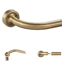 Antique Bronze Disc Curtain Rods 84-144 Inches