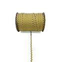 Antique Gold 3/16" (5mm) Baby RIC Rac Trim – 24 Yards – Wavy Braid, Ideal for Sewing, Quilting, Hair Bows, Crafts