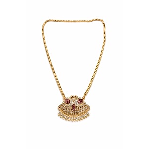 antique gold plated temple jewellery necklace set with earrings for women traditional indian bridal necklace set south indian choker haram style jewellery set ethnic wedding for women