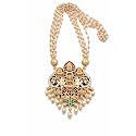 Antique Gold Plated Temple Jewellery Necklace Set with Earrings for Women, Traditional Indian Bridal Necklace Set, South Indian Choker Haram Style Jewellery Set, Ethnic Wedding for Women