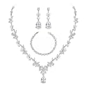 Antique Gold Plated Temple Jewellery Necklace Set with Earrings for Women, Traditional Indian Bridal Necklace Set, South Indian Choker Haram Style Jewellery Set, Ethnic Wedding for Women (PADATAR_SET)