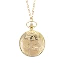 Hemobllo Golden Pocket Watch Train Watch Antique Chest with Chain Vintage Pocket Souvenir Timepiece for Women Elegant Decor and Gift
