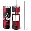 ANTKING Atlanta Tumbler 20oz Travel Mug Custom Name Number Gift