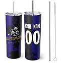 ANTKING Baltimore Tumbler 20oz Travel Mug Custom Name Number Gift
