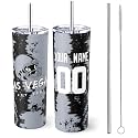 ANTKING Las Vegas Tumbler 20oz Travel Mug Custom Name Number Gift